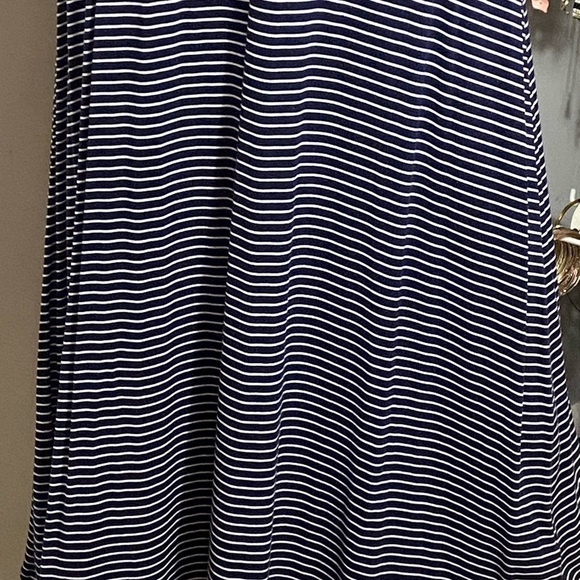 GAP Blue and White Striped Midi Dress - Picture 4 of 10